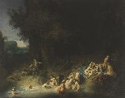 Rembrandt Peale Diana mit Aktaon und Kallisto oil
